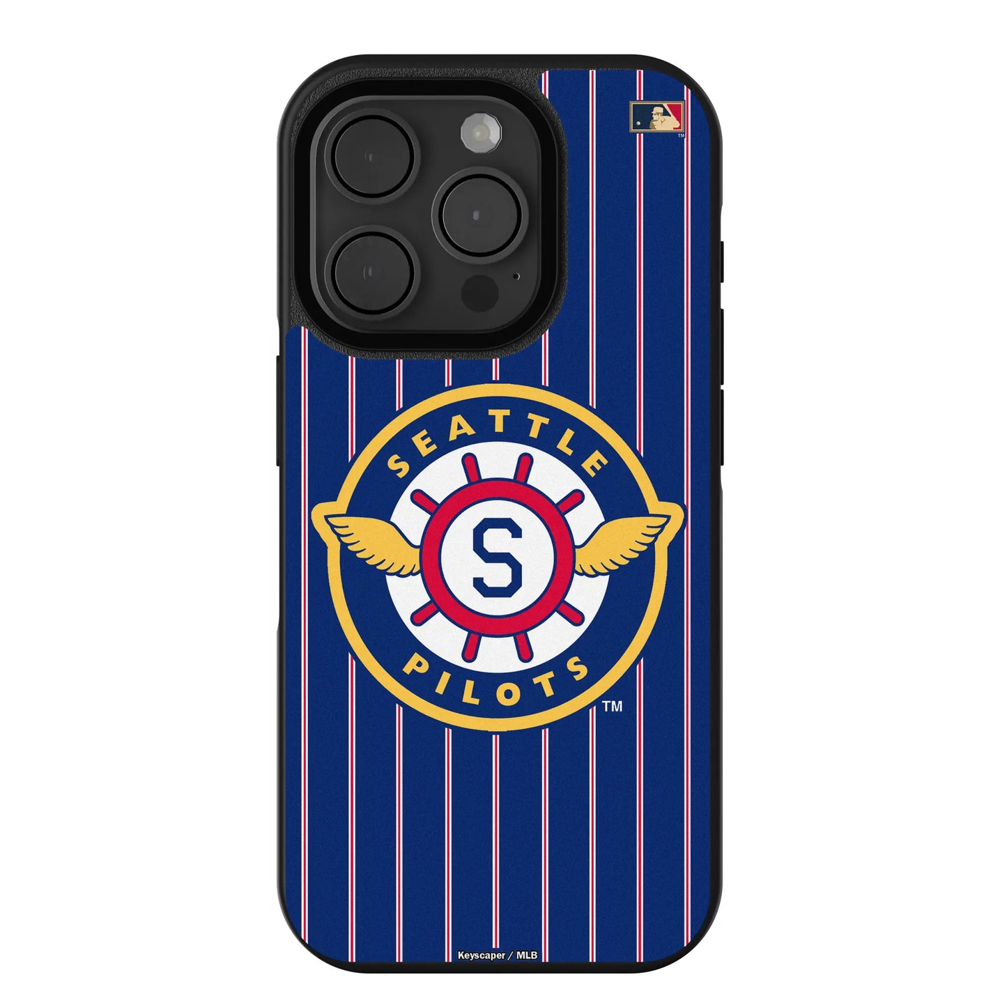 Seattle Pilots 1969 - Cooperstown Collection Pinstripe Bump Phone Case for Apple iPhone