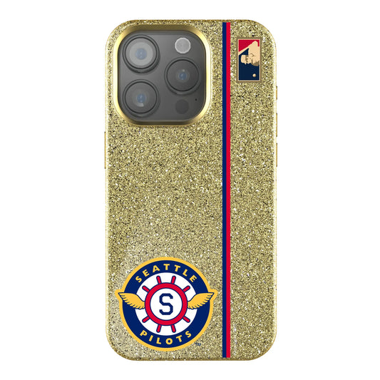 Seattle Pilots 1969 - Cooperstown Collection Sidebar Bling Phone Case for Apple iPhone