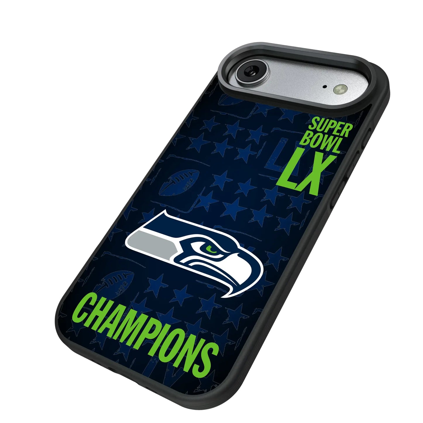 Seattle Seahawks 2026 Super Bowl Bump Phone Case for Apple iPhone