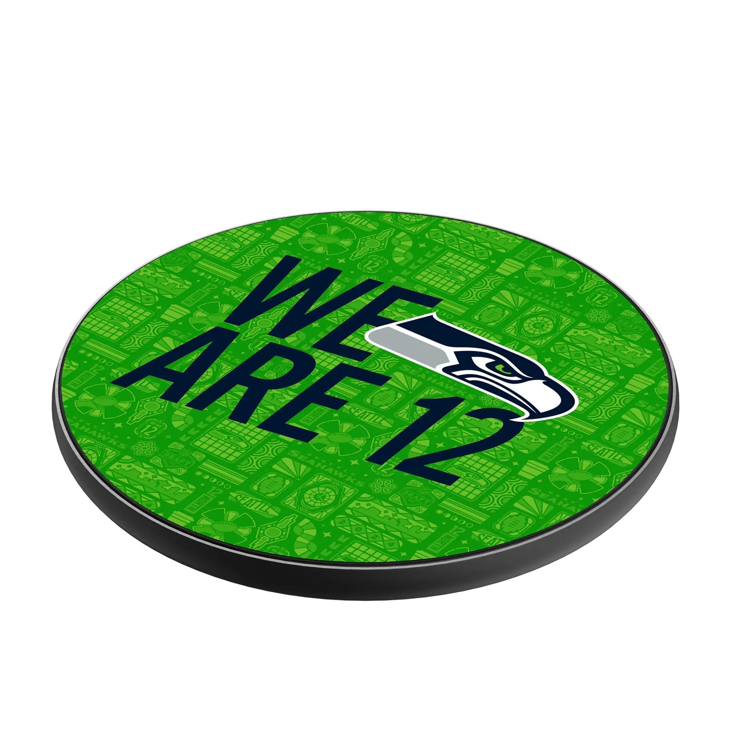 Seattle Seahawks Deco 15-Watt Wireless Charger