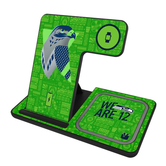 Seattle Seahawks Deco 3 in 1 Charging Station