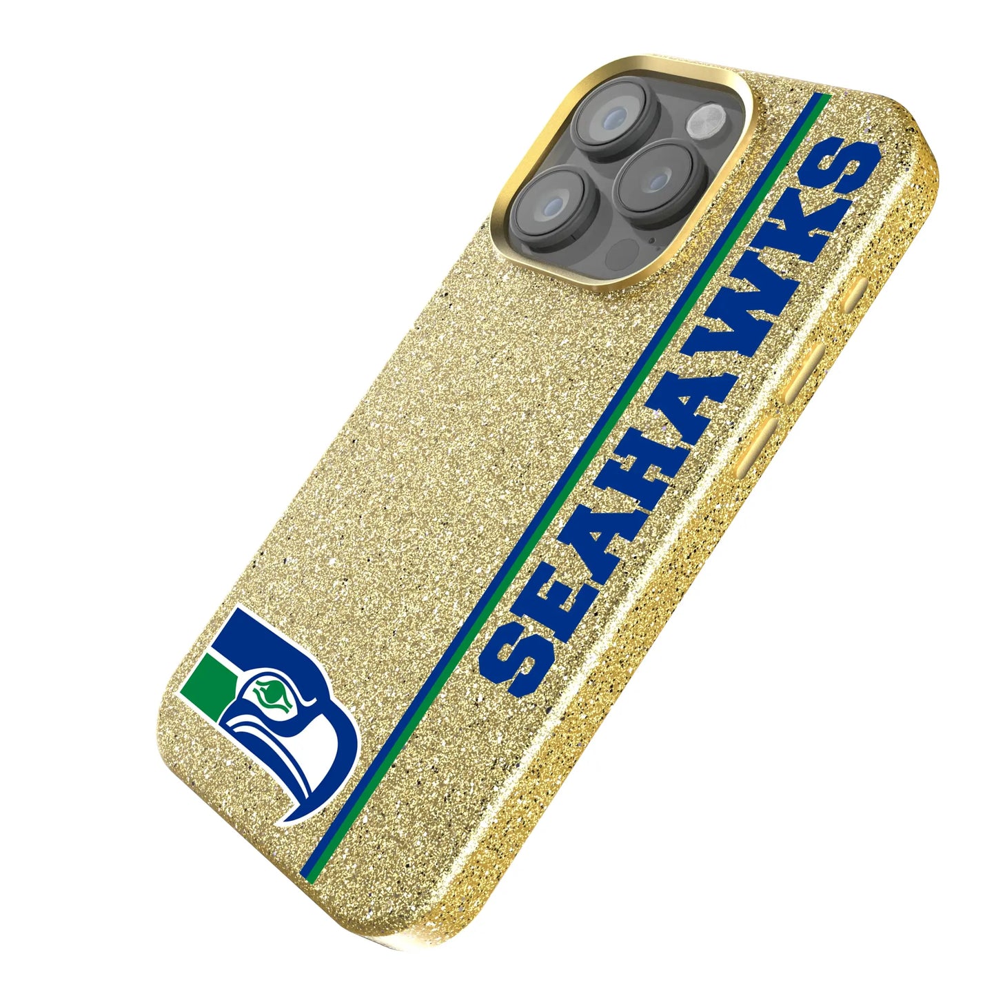 Seattle Seahawks Historic Collection Sidebar Bling Phone Case for Apple iPhone