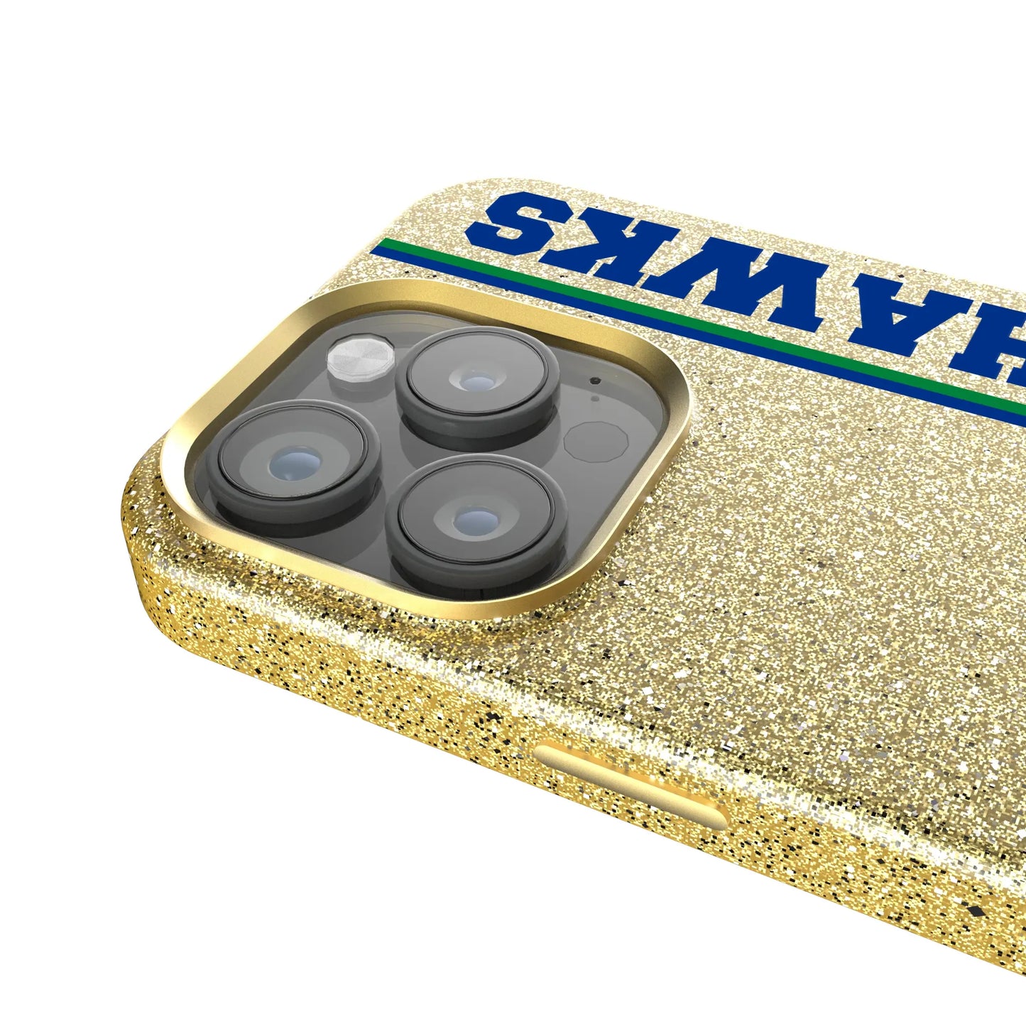 Seattle Seahawks Historic Collection Sidebar Bling Phone Case for Apple iPhone