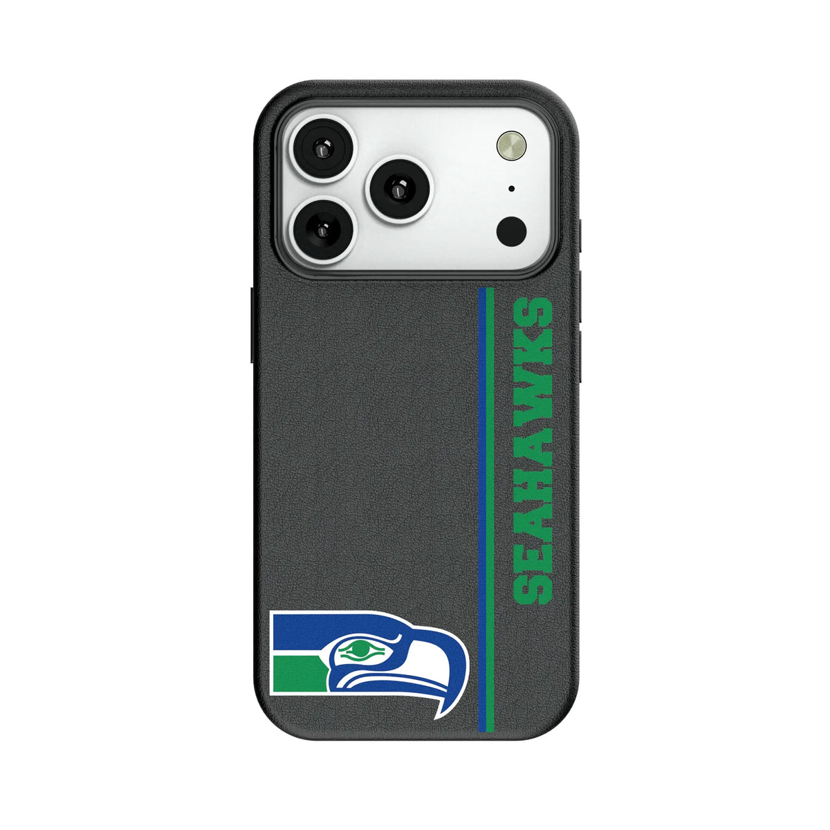 Seattle Seahawks Historic Collection Sidebar MagSafe Compatible Phone Case for Apple iPhone