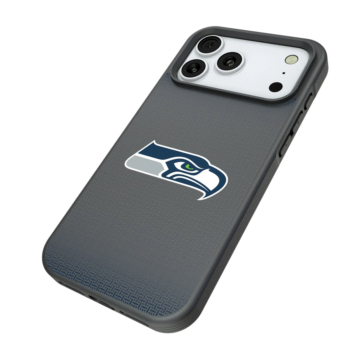 Seattle Seahawks Linen Bump Phone Case for Apple iPhone