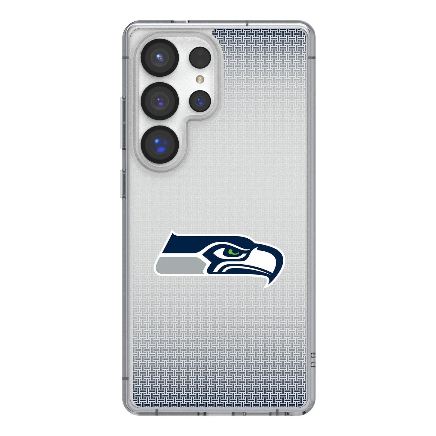 Seattle Seahawks Linen Clear Phone Case for Samsung Galaxy