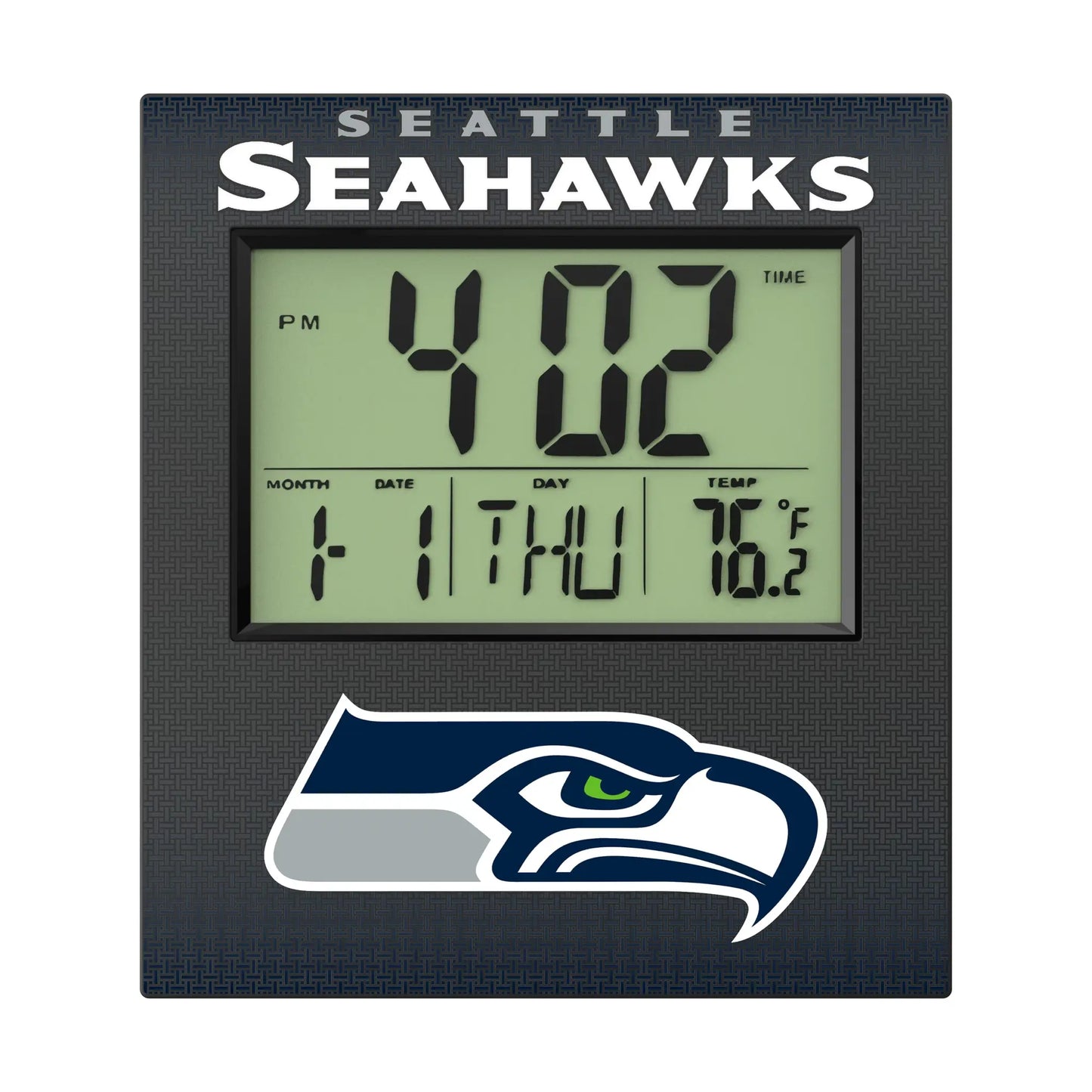 Seattle Seahawks Linen Wall Clock