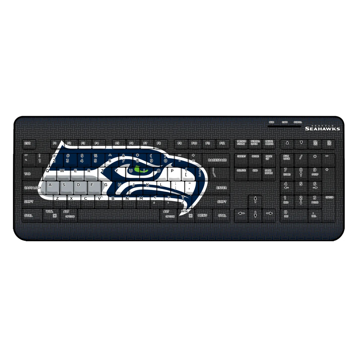 Seattle Seahawks Linen Wireless USB Keyboard