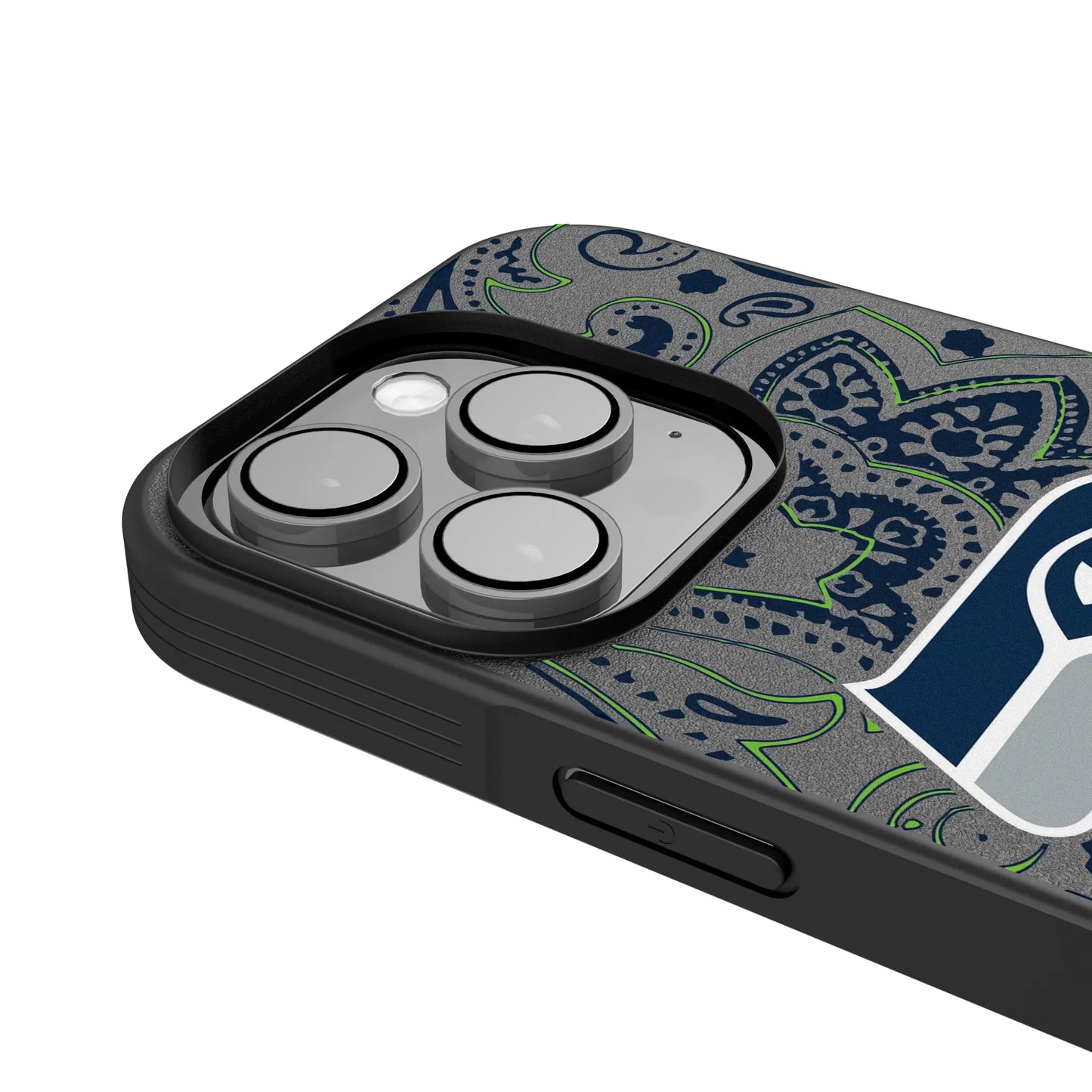 Seattle Seahawks Paisley Bump Phone Case for Apple iPhone