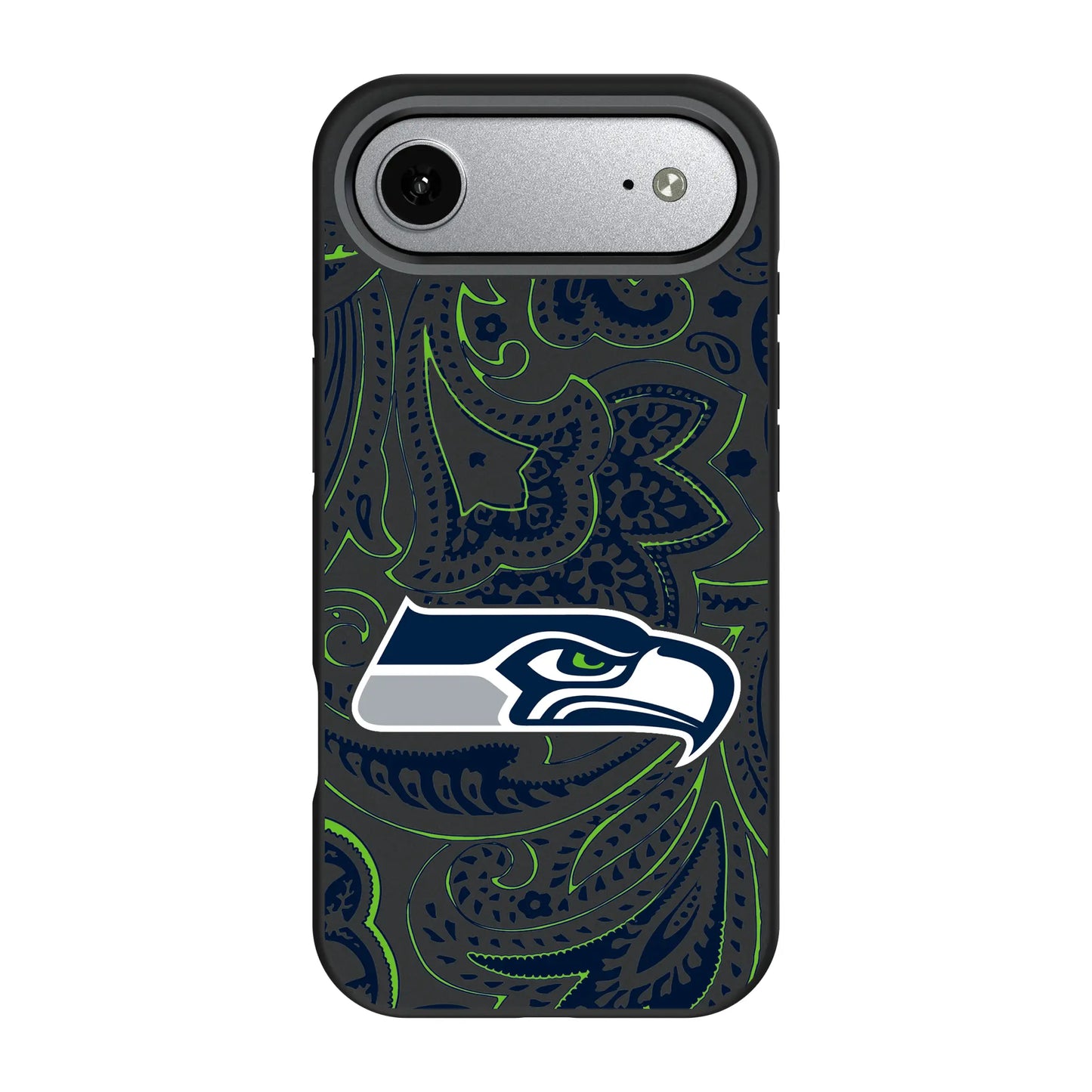 Seattle Seahawks Paisley Bump Phone Case for Apple iPhone