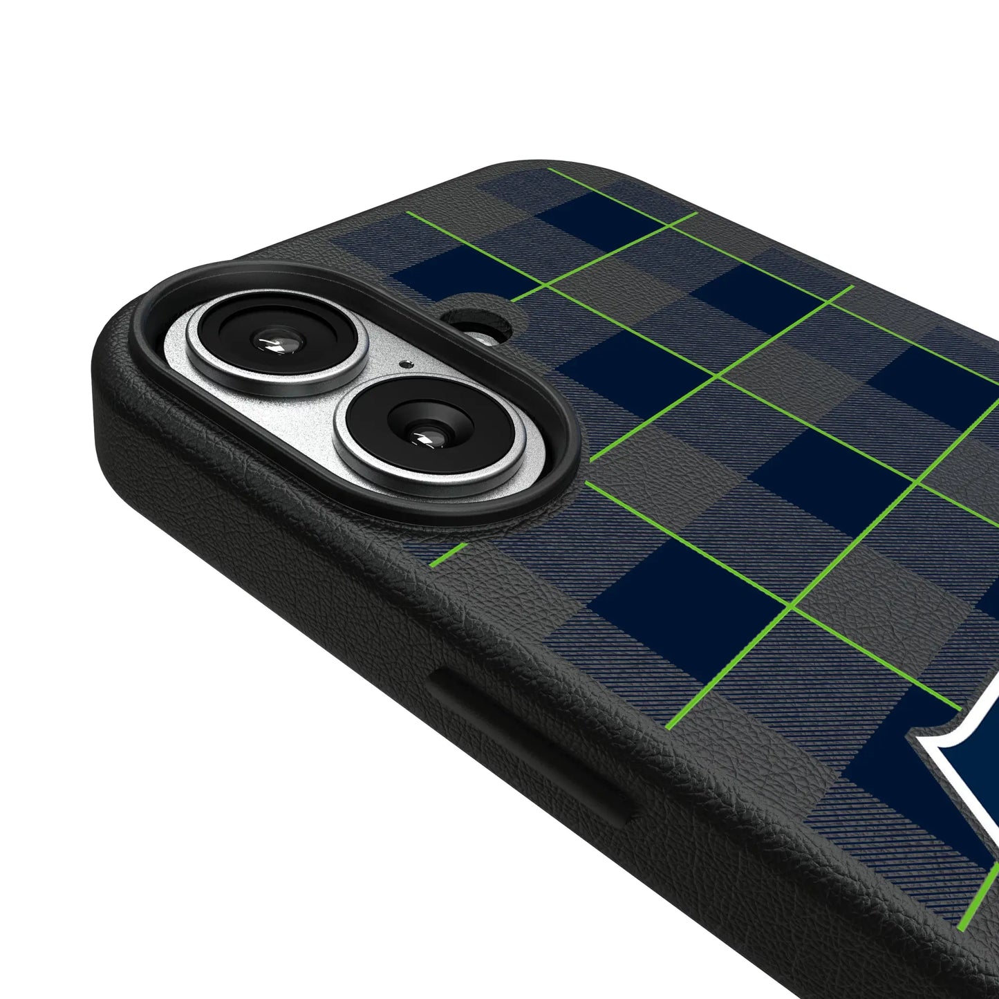Seattle Seahawks Plaid MagSafe Compatible Phone Case for Apple iPhone