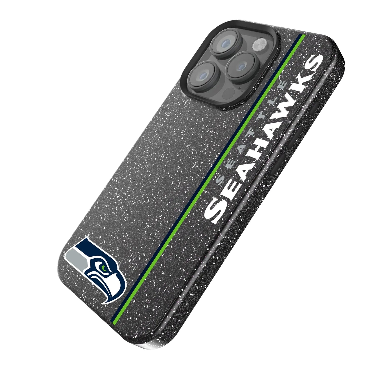 Seattle Seahawks Sidebar Black Bling Phone Case for Apple iPhone
