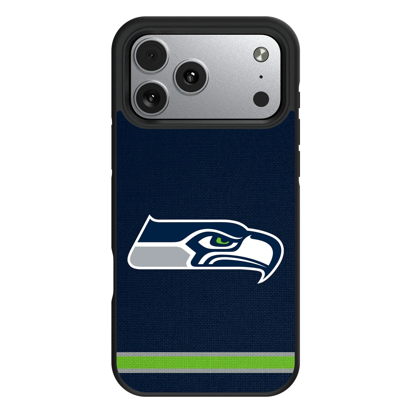 Seattle Seahawks Stripe Bump Phone Case for Apple iPhone
