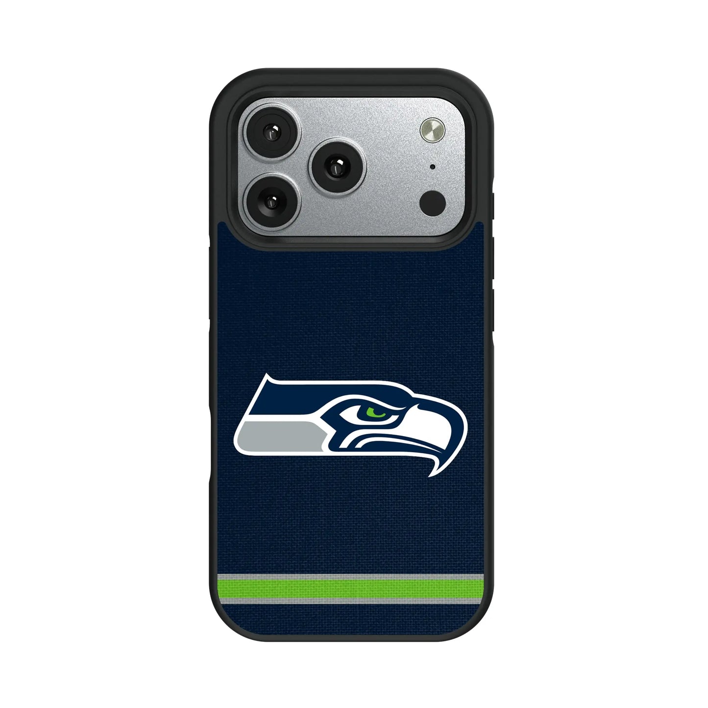 Seattle Seahawks Stripe Bump Phone Case for Apple iPhone