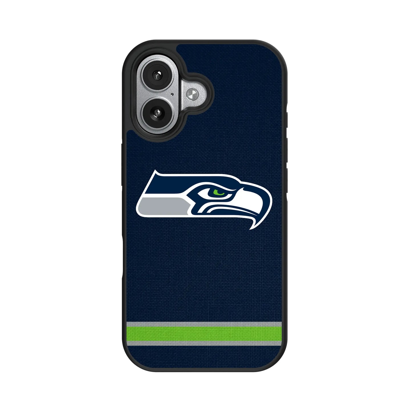 Seattle Seahawks Stripe Bump Phone Case for Apple iPhone