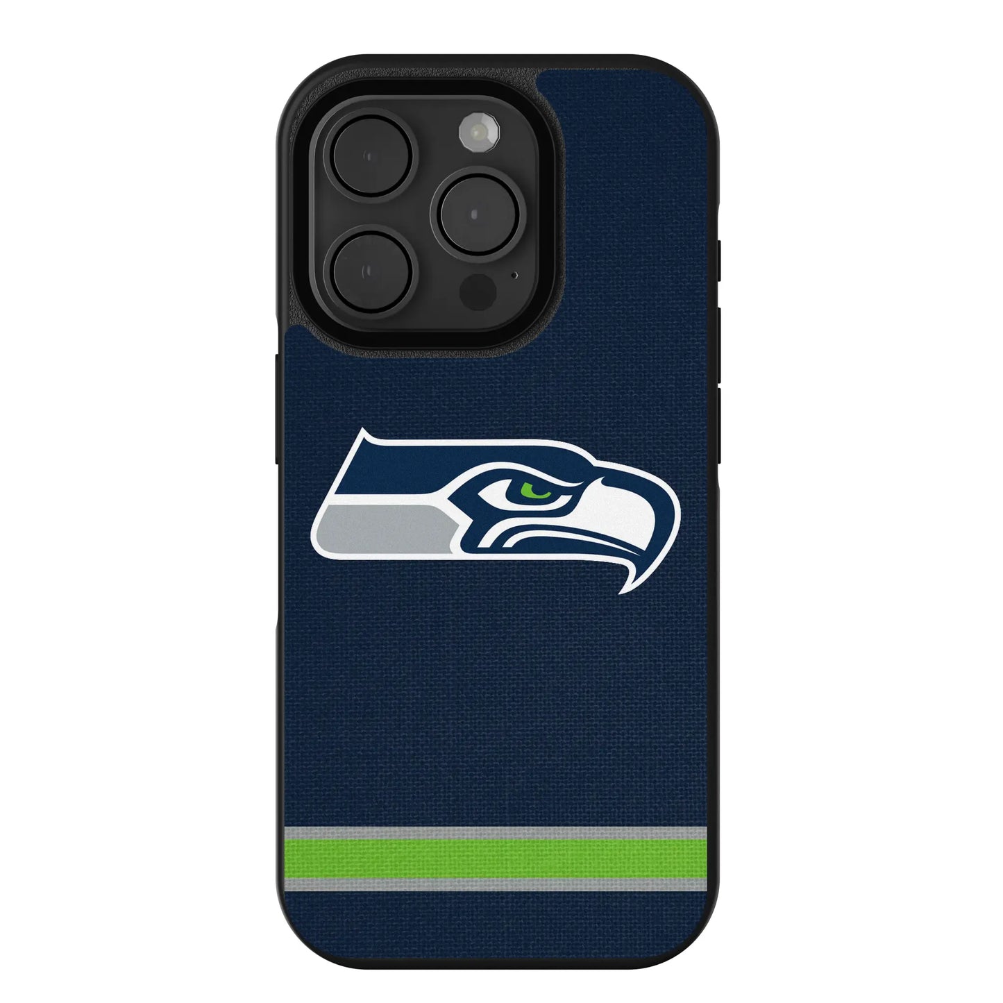 Seattle Seahawks Stripe Bump Phone Case for Apple iPhone
