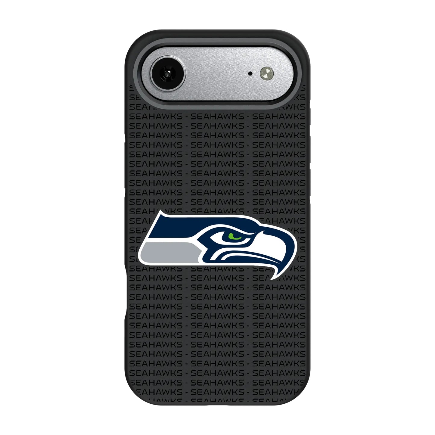 Seattle Seahawks Text Backdrop Bump Phone Case for Apple iPhone