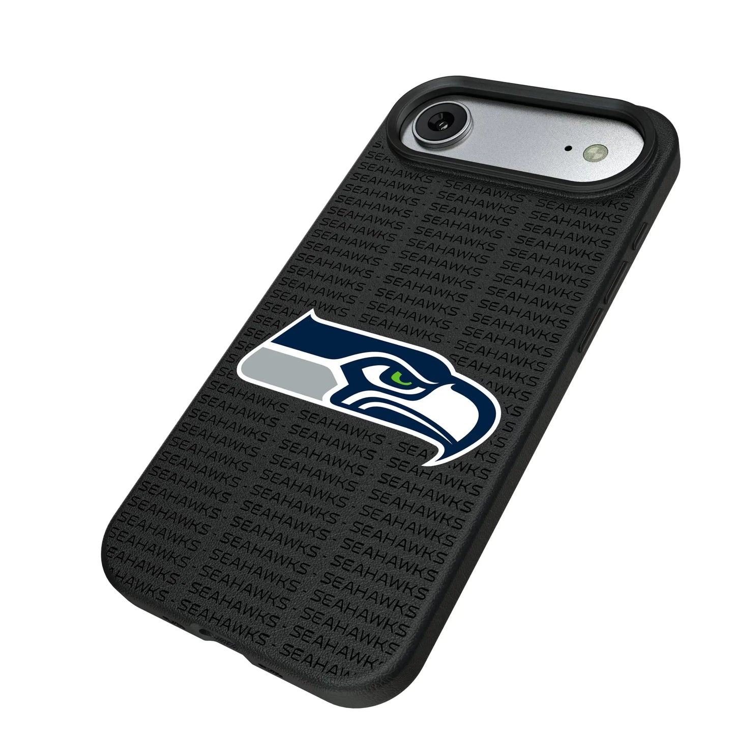Seattle Seahawks Text Backdrop MagSafe Compatible Phone Case for Apple iPhone