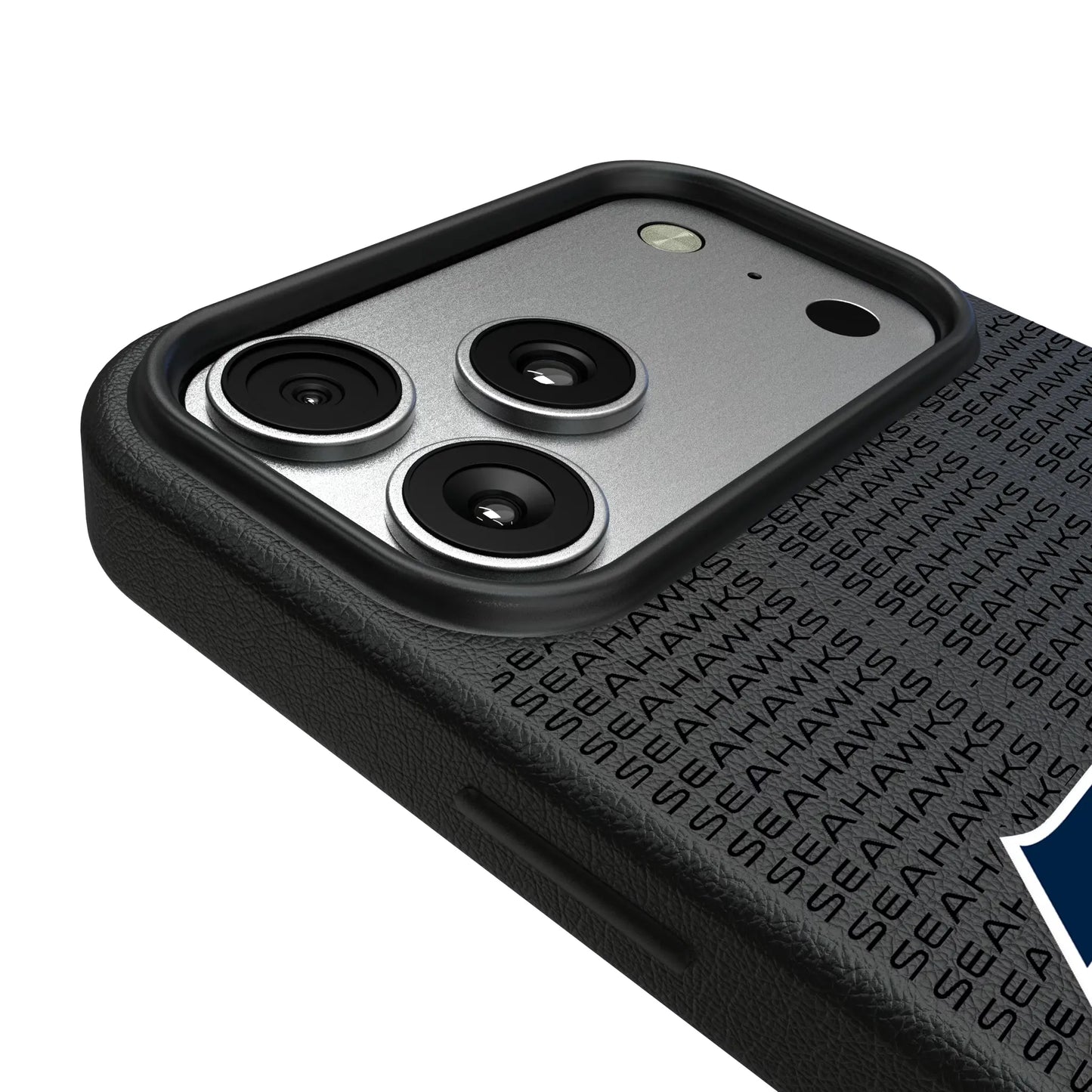 Seattle Seahawks Text Backdrop MagSafe Compatible Phone Case for Apple iPhone