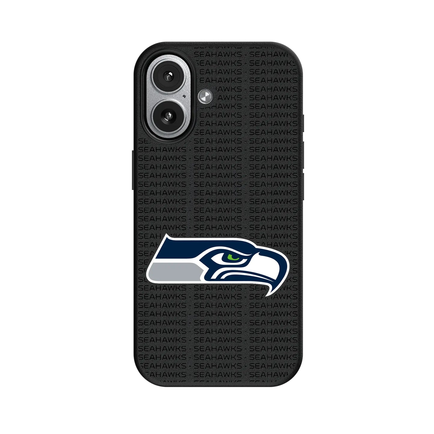 Seattle Seahawks Text Backdrop MagSafe Compatible Phone Case for Apple iPhone