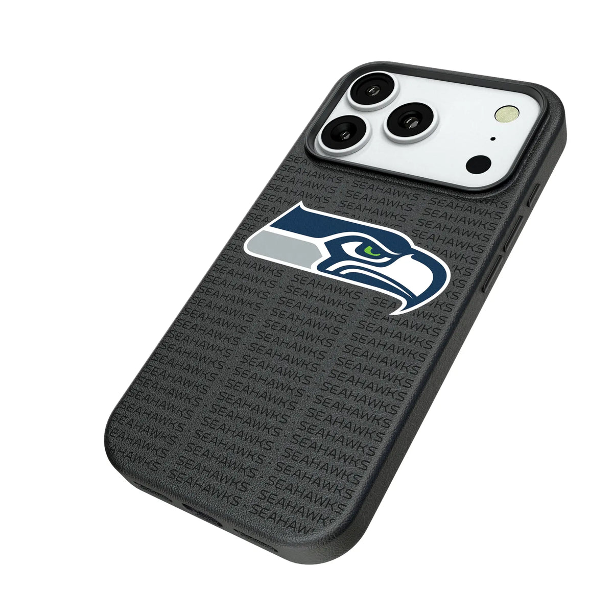 Seattle Seahawks Text Backdrop MagSafe Compatible Phone Case for Apple iPhone