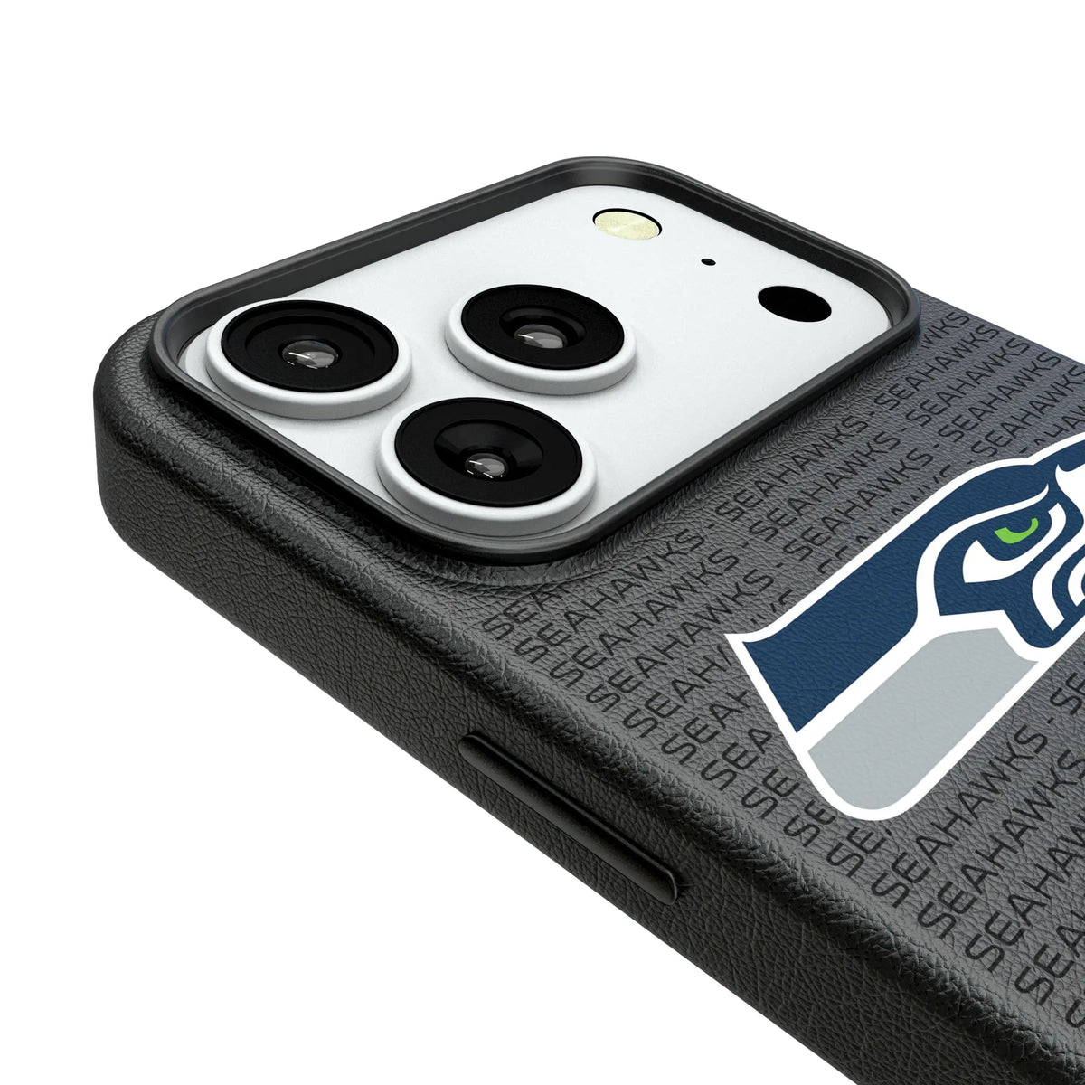Seattle Seahawks Text Backdrop MagSafe Compatible Phone Case for Apple iPhone