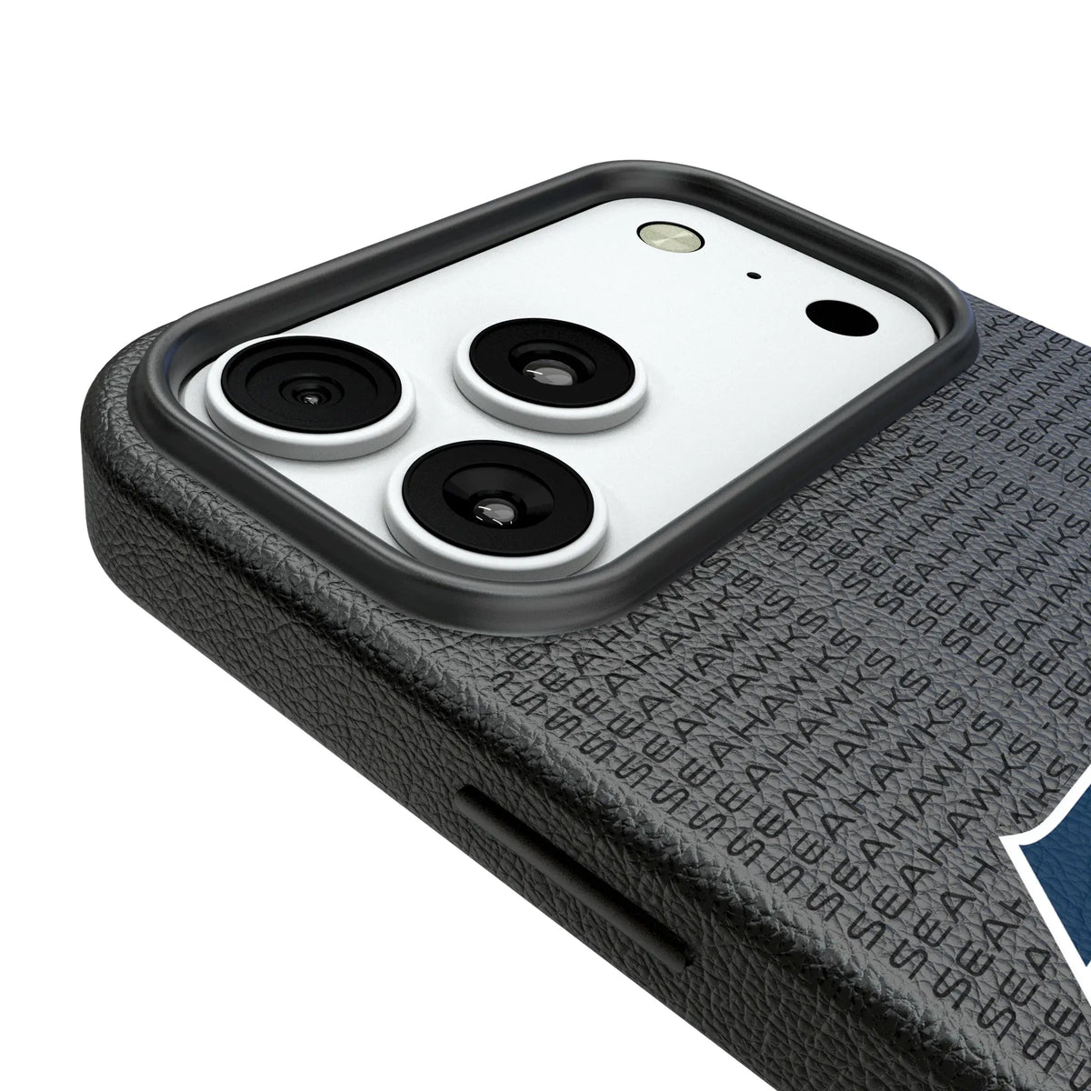 Seattle Seahawks Text Backdrop MagSafe Compatible Phone Case for Apple iPhone