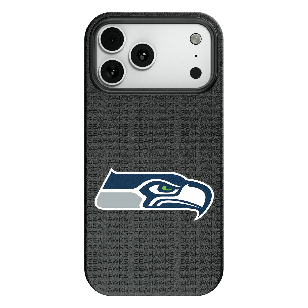 Seattle Seahawks Text Backdrop MagSafe Compatible Phone Case for Apple iPhone