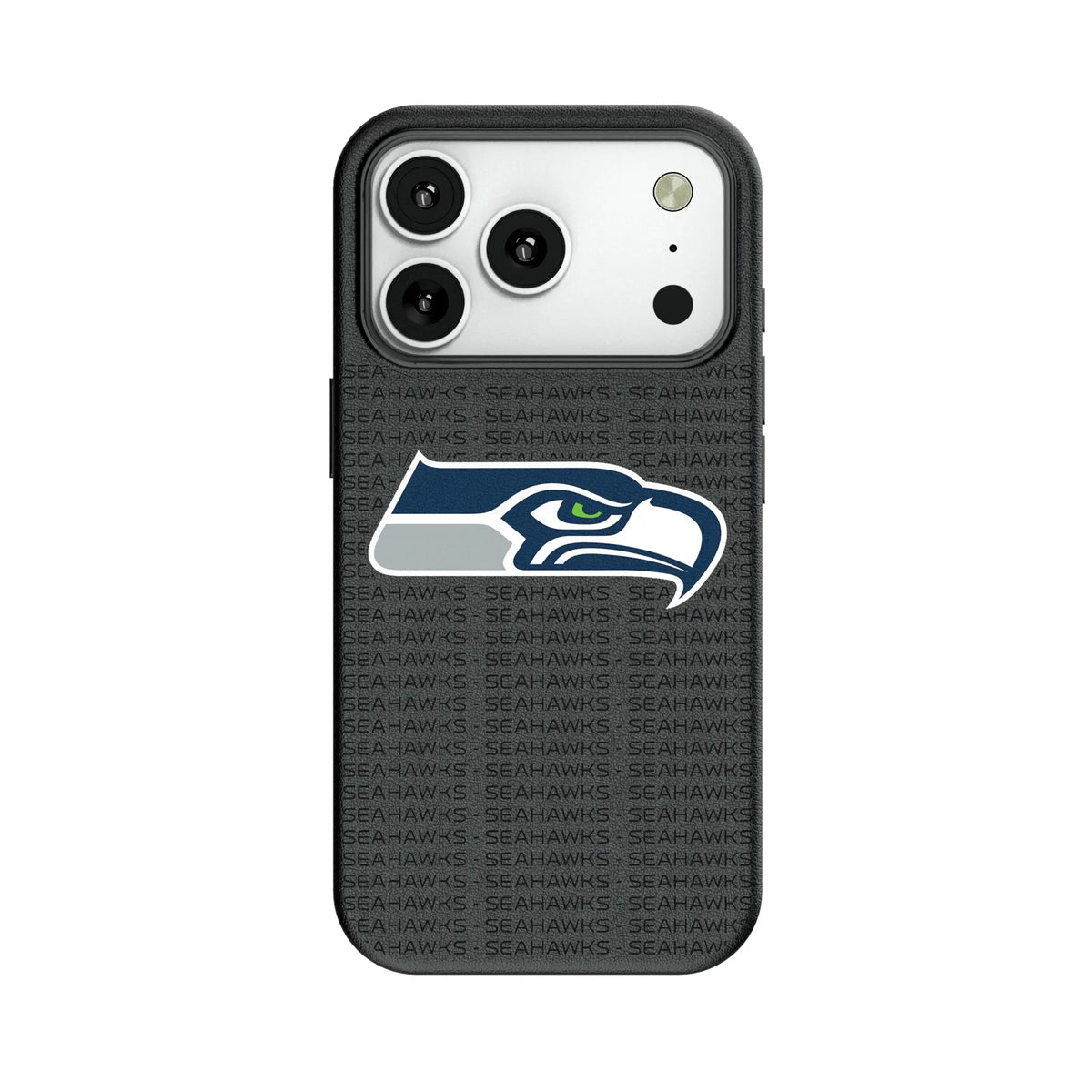 Seattle Seahawks Text Backdrop MagSafe Compatible Phone Case for Apple iPhone