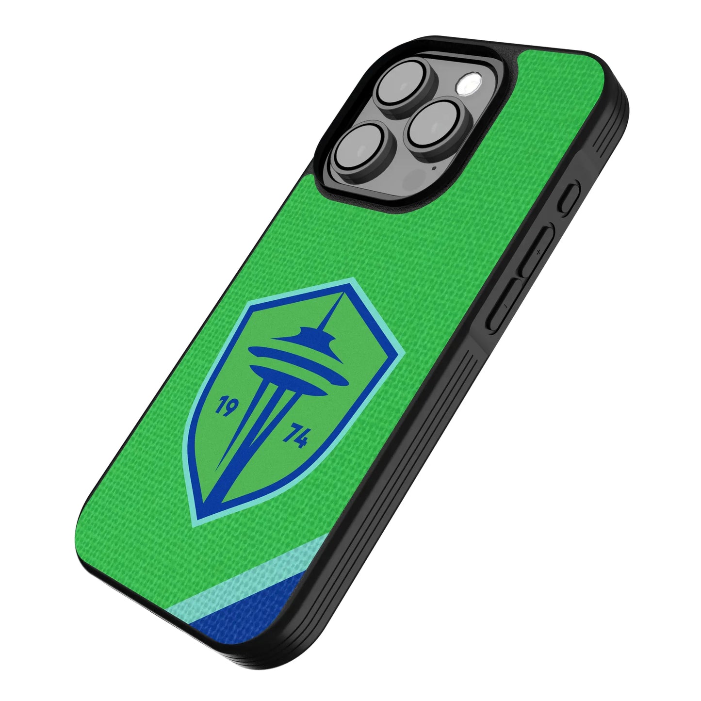 Seattle Sounders FC Diagonal Stripe Bump Phone Case for Apple iPhone