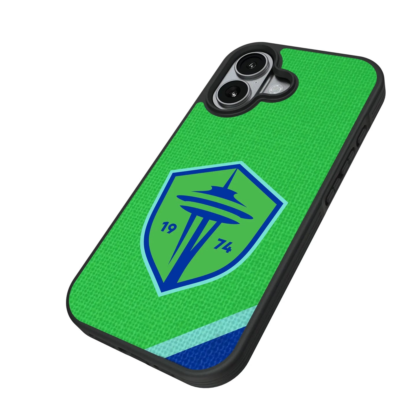 Seattle Sounders FC Diagonal Stripe Bump Phone Case for Apple iPhone