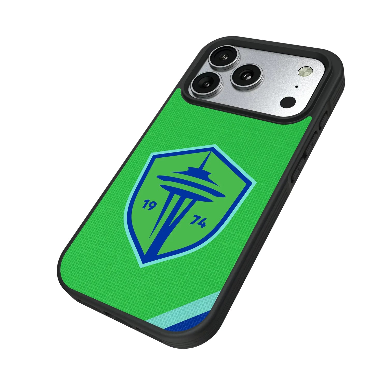 Seattle Sounders FC Diagonal Stripe Bump Phone Case for Apple iPhone