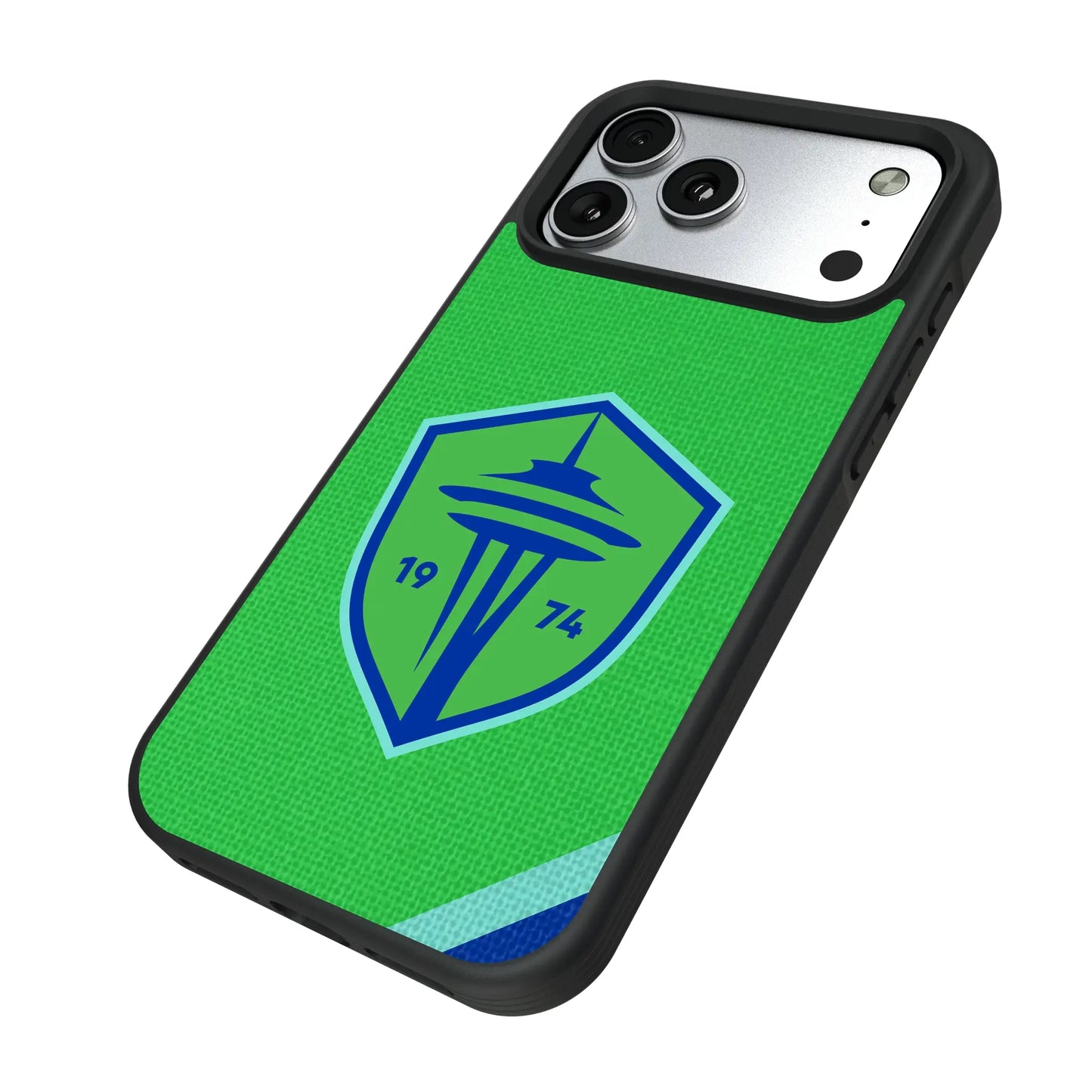 Seattle Sounders FC Diagonal Stripe Bump Phone Case for Apple iPhone