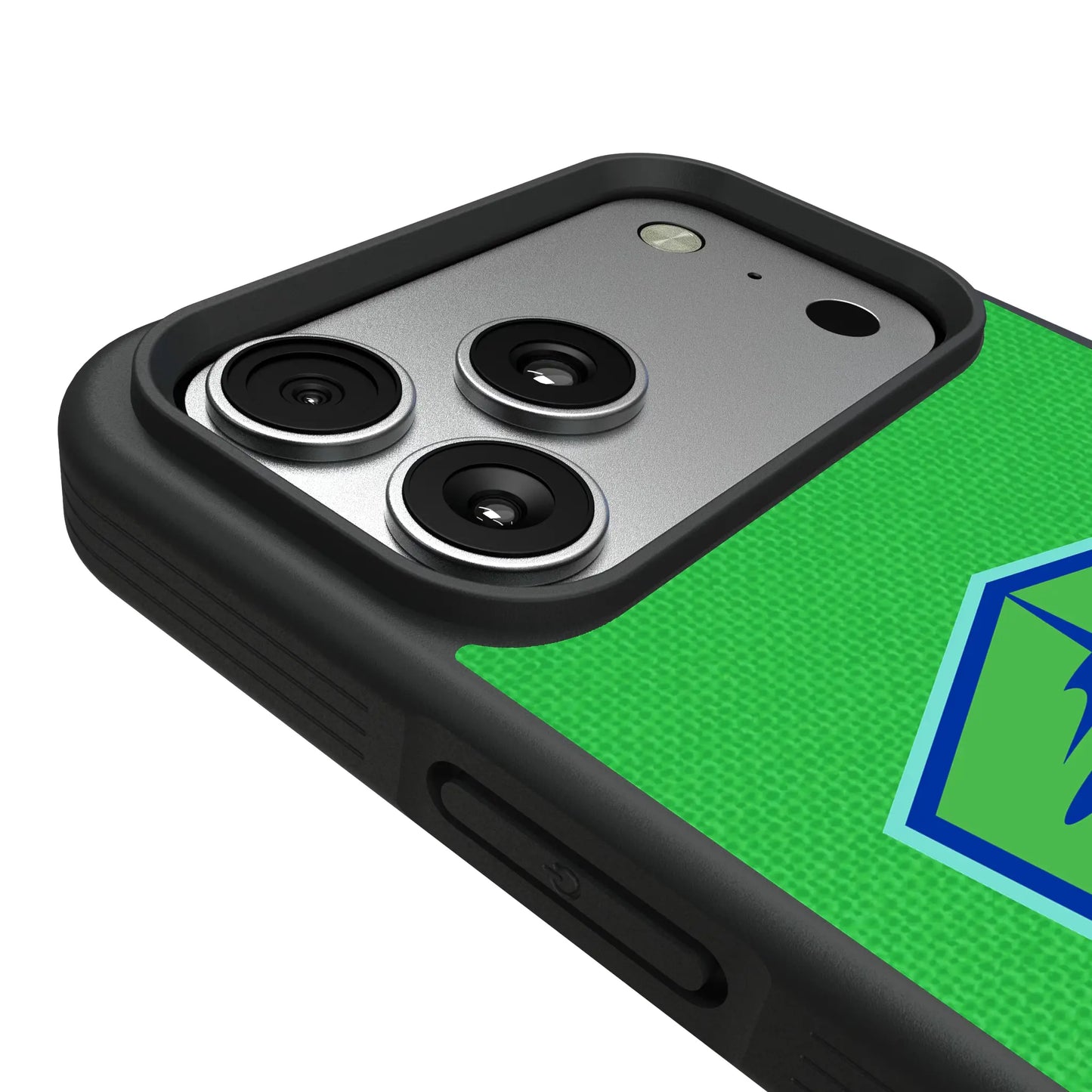Seattle Sounders FC Diagonal Stripe Bump Phone Case for Apple iPhone