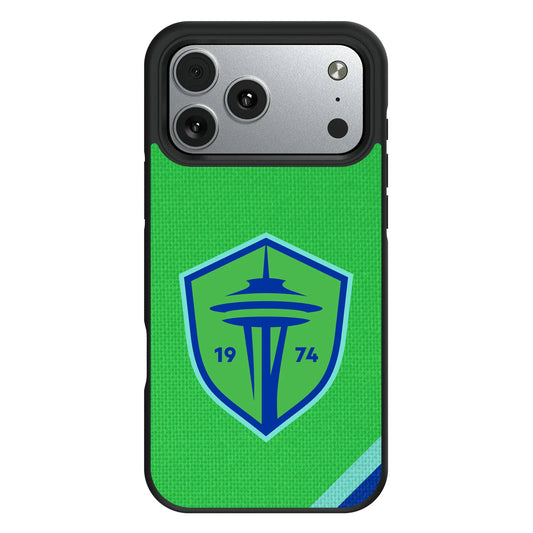 Seattle Sounders FC Diagonal Stripe Bump Phone Case for Apple iPhone