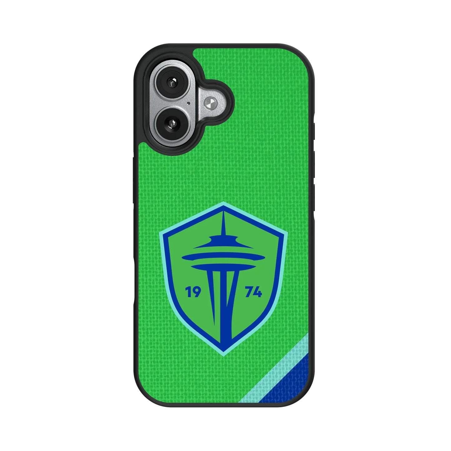 Seattle Sounders FC Diagonal Stripe Bump Phone Case for Apple iPhone