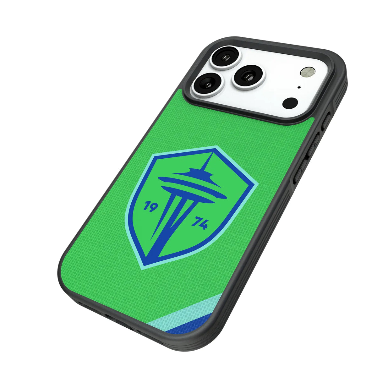 Seattle Sounders FC Diagonal Stripe Bump Phone Case for Apple iPhone