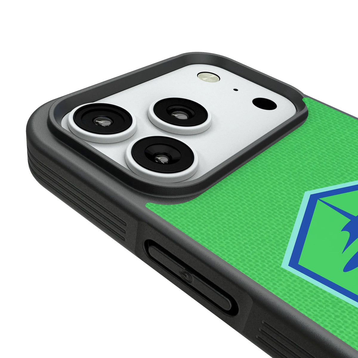 Seattle Sounders FC Diagonal Stripe Bump Phone Case for Apple iPhone