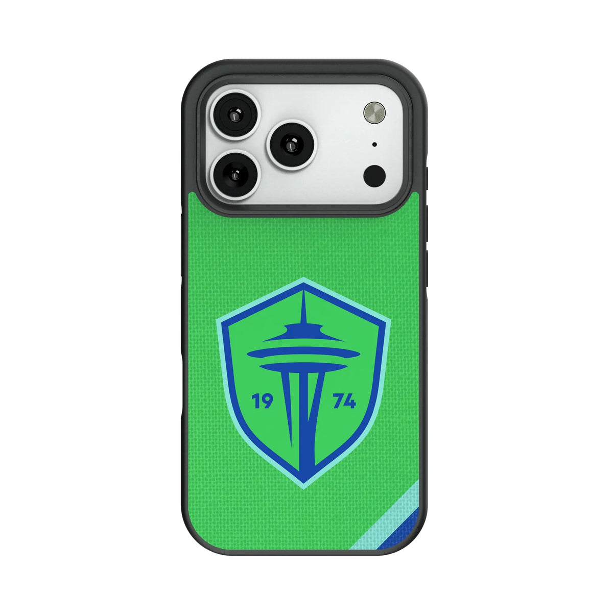 Seattle Sounders FC Diagonal Stripe Bump Phone Case for Apple iPhone