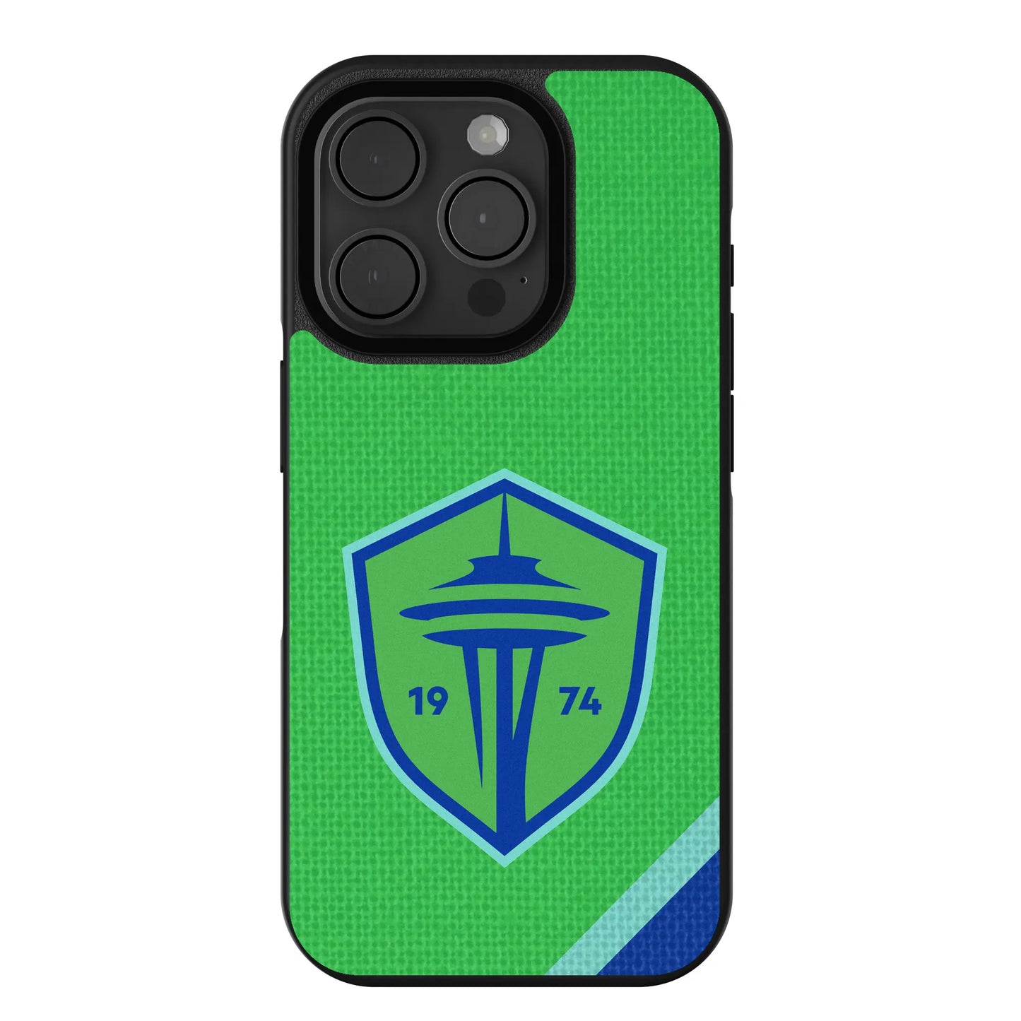 Seattle Sounders FC Diagonal Stripe Bump Phone Case for Apple iPhone