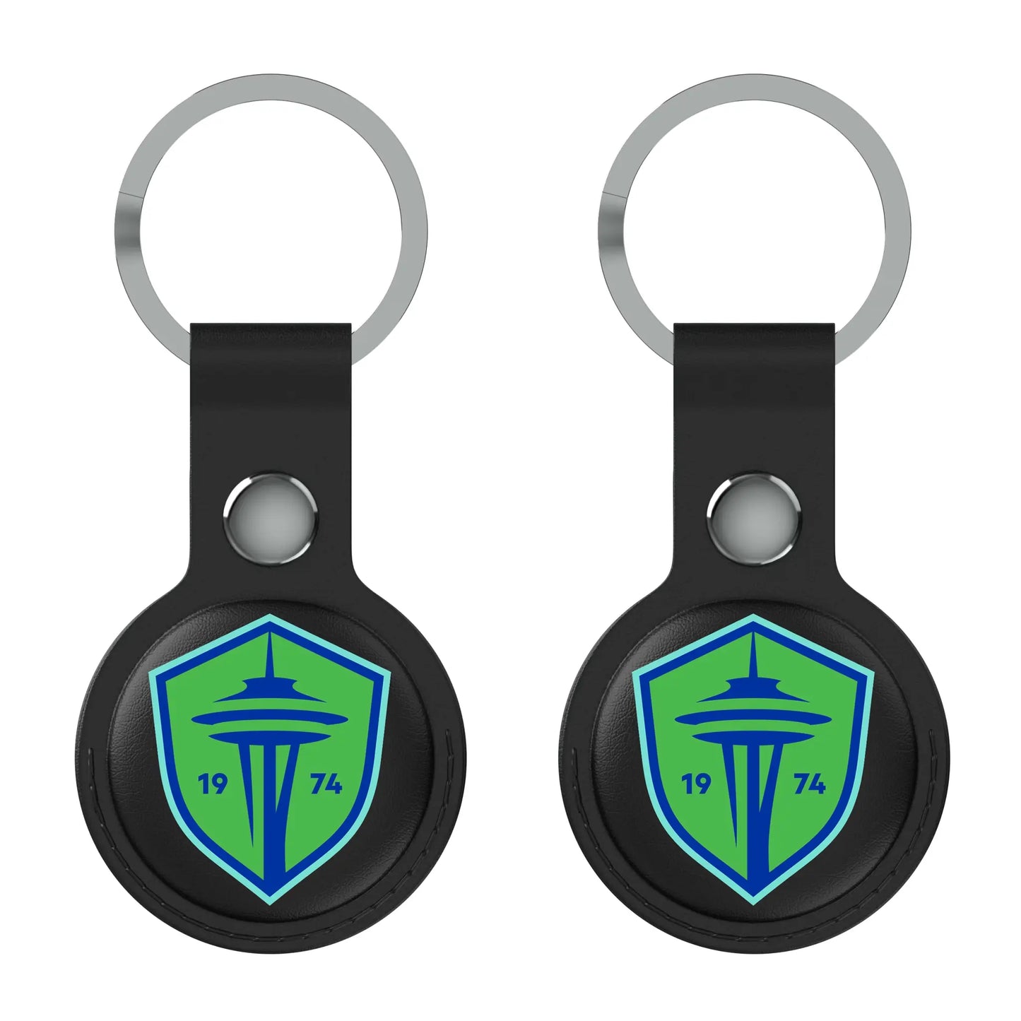 Seattle Sounders FC Insignia Black Airtag Holder 2-Pack