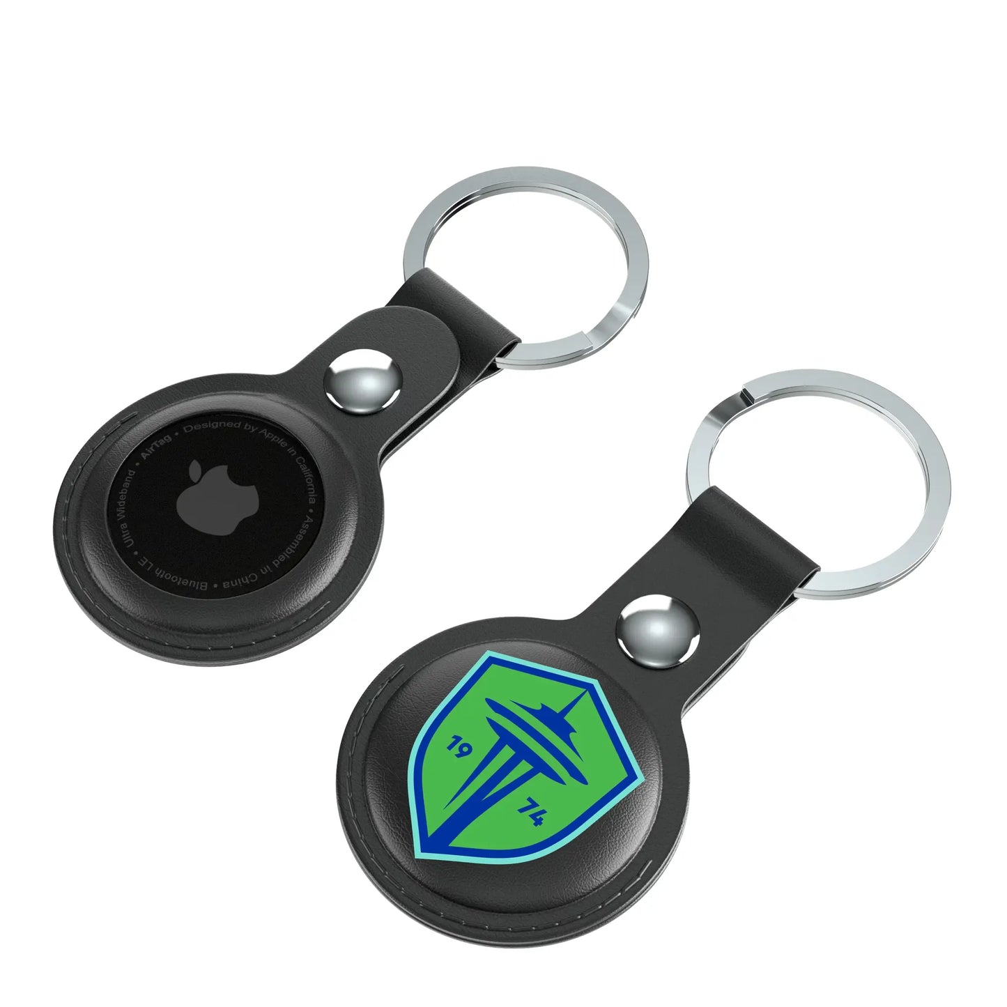 Seattle Sounders FC Insignia Black Airtag Holder 2-Pack