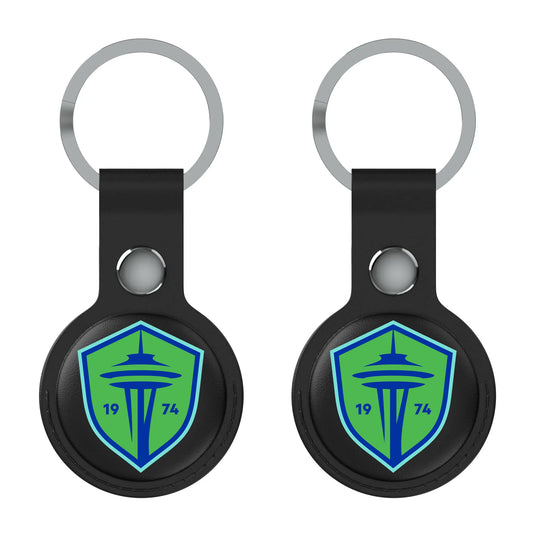 Seattle Sounders FC Insignia Black Airtag Holder 2-Pack