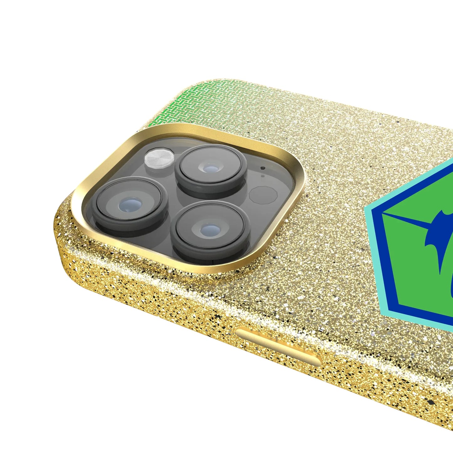 Seattle Sounders FC Linen Bling Phone Case for Apple iPhone