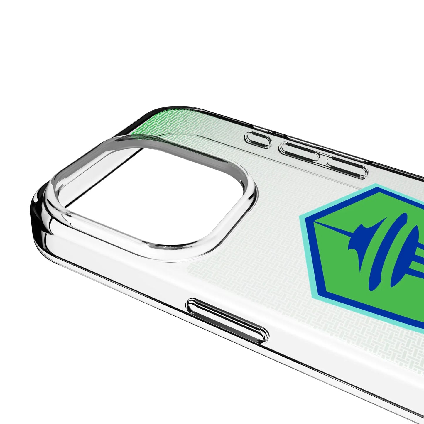 Seattle Sounders FC Linen Clear Phone Case for Apple iPhone