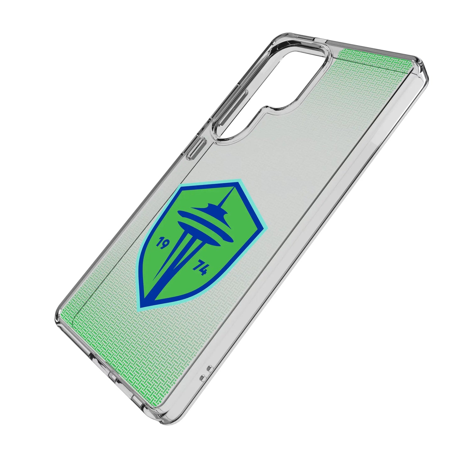Seattle Sounders FC Linen Clear Phone Case for Samsung Galaxy