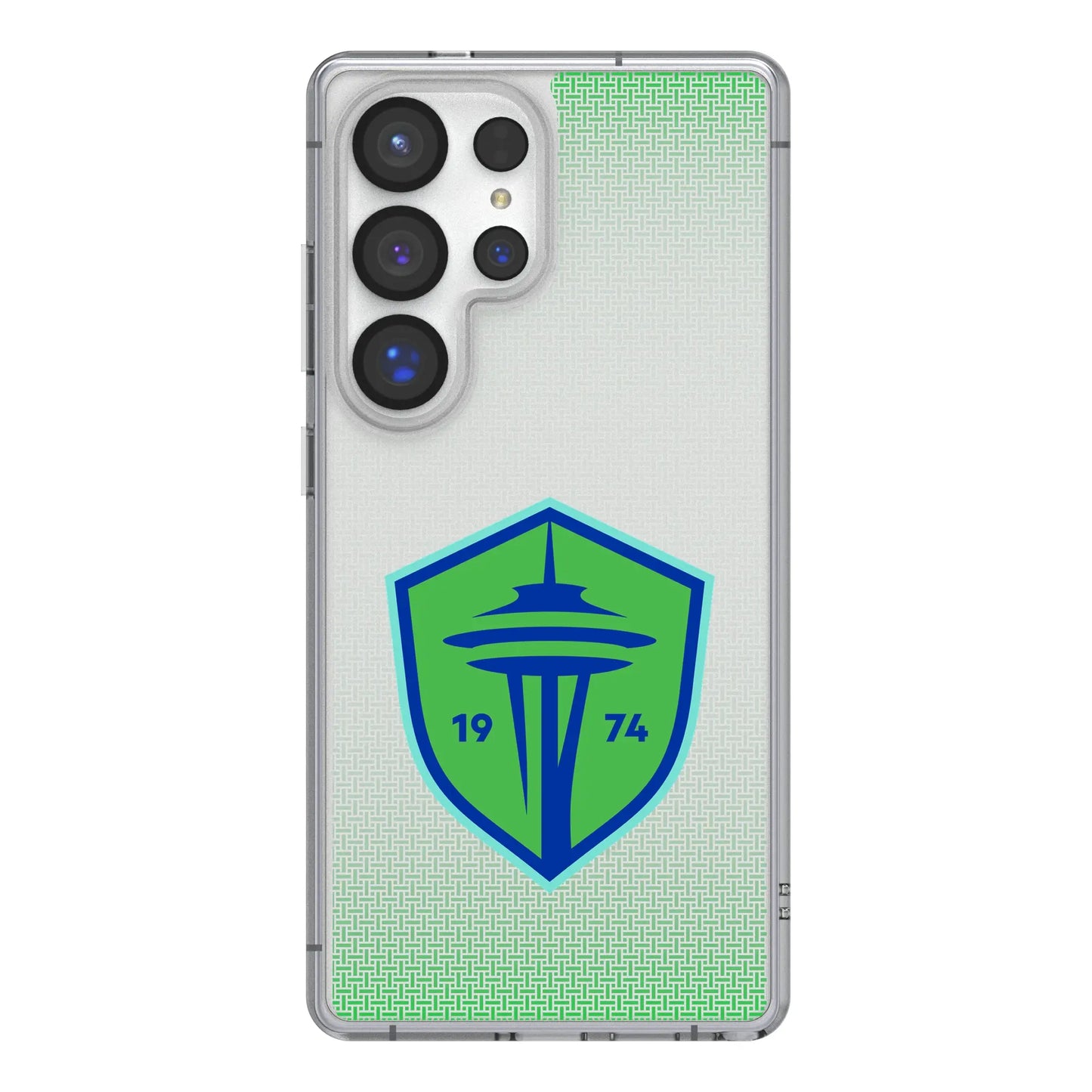 Seattle Sounders FC Linen Clear Phone Case for Samsung Galaxy