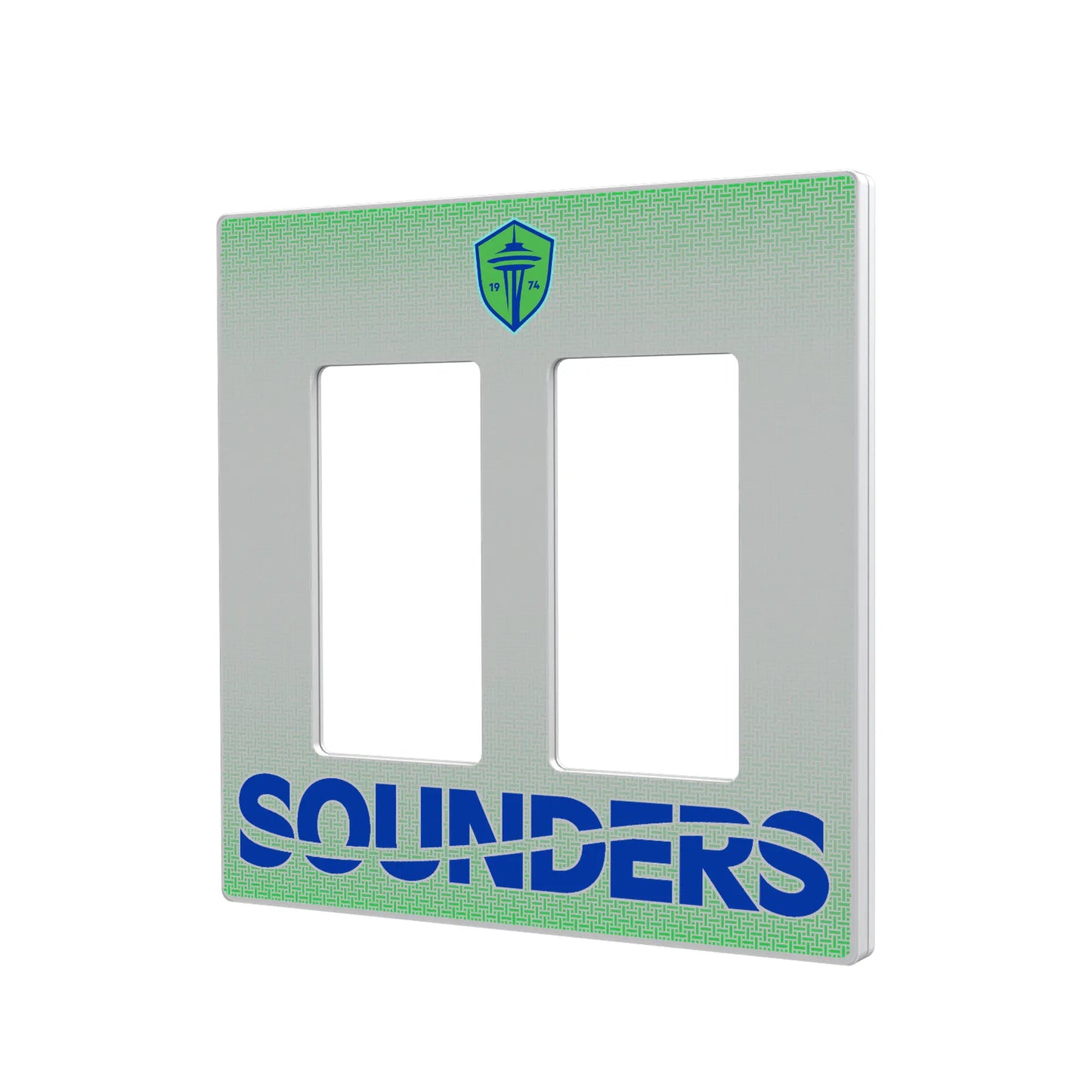 Seattle Sounders FC Linen Hidden-Screw Light Switch Plate