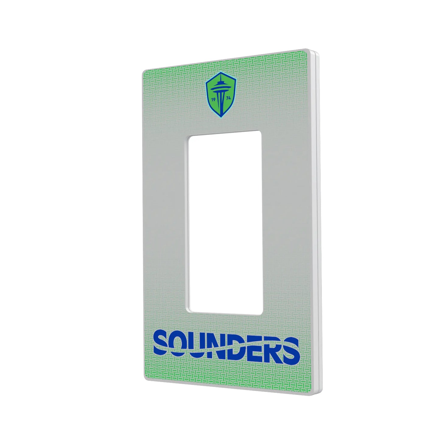 Seattle Sounders FC Linen Hidden-Screw Light Switch Plate