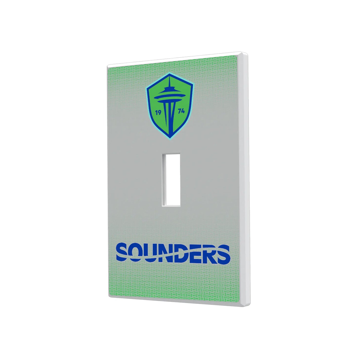 Seattle Sounders FC Linen Hidden-Screw Light Switch Plate